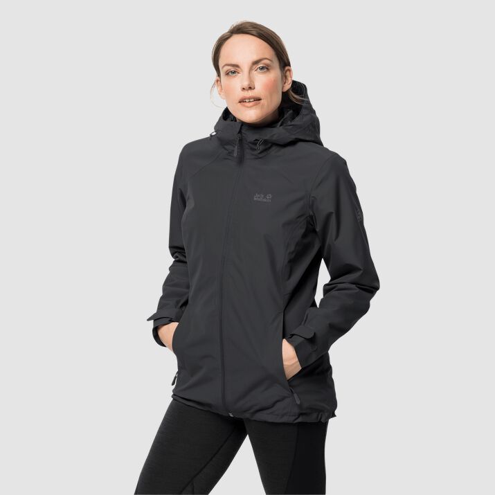 Chamarra Jack Wolfskin Norrland 3in1 Mujer Negros Mexico-2718496